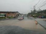 Forte chuva atingiu Blumenau na manh de quinta-feira. Previso  de que o tempo continue chuvoso at sbado