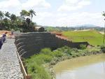 Por causa da chuva, a terraplanagem  o servio mais prejudicado na construo do complexo do Badenfurt, que ligar a BR-470 e a Rua Bahia