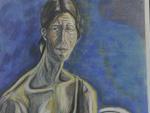 De 1979 a 1985, Pita Camargo iniciou a carreira com obras em giz pastel