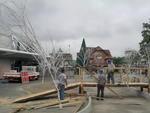 Vila de Natal, a Weinachtsdorf,  preparada para abertura nesta sexta-feira, em Blumenau