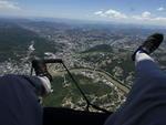 Imagens areas da cidade foram feitas pelo reprter fotogrfico Patrick Rodrigues, em voo de parapente no dia 13 de novembro
