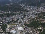 Imagens areas da cidade foram feitas pelo reprter fotogrfico Patrick Rodrigues, em voo de parapente no dia 13 de novembro