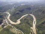 Imagens areas da cidade foram feitas pelo reprter fotogrfico Patrick Rodrigues, em voo de parapente no dia 13 de novembro