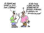 Charge do Cao publicada no dia 13 de janeiro de 2014