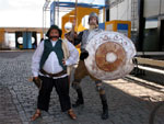 Sancho Pana e Dom Quixote divertem rea Infatil e Juvenil