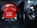 O novo MINI traz o sistema Auto Start/ Stop, que d a partida e desliga o motor automaticamente enquanto o carro estiver parado, evitando o desperdcio de combustvel.     O veculo tambm deixa de lado o uso tradicional da chave com o prtico boto liga/desliga.
