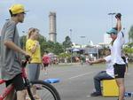 Modalidade fez tanto sucesso que foi estendida por mais tempo neste sbado no parque