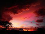 Em Indaial a leitora ria Pieritz registrou um lindo pr do sol