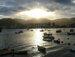 A leitora Ivete Zibert registrou um belo entardecer no Canto da Praia, em Itapema