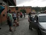 Transporte coletivo amanhece paralisado em Blumenau e usurios foram pegos de surpresa. Na foto, o movimento no Terminal do Aterro