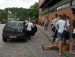 Transporte coletivo amanhece paralisado em Blumenau (Terminal do Aterro)