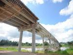 Ponte de Ilhota est com 65% das obras concludas