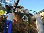 Comea a reforma do prdio do antigo restaurante Frohsinn, no Morro do Aipim, em Blumenau