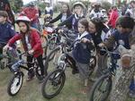 Passeio ciclstico do Grupo de Escoteiros Cruzeiro do Sul em Blumenau