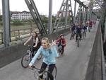 Passeio ciclstico do Grupo de Escoteiros Cruzeiro do Sul em Blumenau