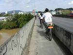 Confira cinco opes de trajetos bairro-centro para pedalar com segurana em Blumenau.  Fortalezza Alta - Terminal da Proeb
