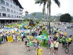 Manifestao em Blumenau reuniu 20mil pessoas segundo a PM.