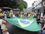 Manifestao em Blumenau reuniu 20mil pessoas segundo a PM.