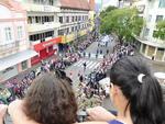 Cerca de 10 mil pessoas assistiram s celebraes da Independncia do Brasil na Rua XV de Novembro, no Centro da cidade