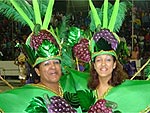 Elenir e Briane Giró, no desfile da Império da Zona Norte, Ala festa da Uva, Carnaval 2006