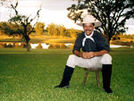 Neto Fagundes, no Stio Tio Pan, em Viamo