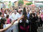 Chegada da Nosso Senhora no santurio da itoupava norte em Blumenau.