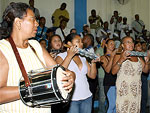 Ensaio da Escola de Samba Bambas da Orgia