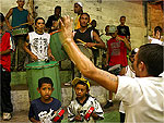 Ensaio da Escola de Samba Filhos da Candinha. Local: Partenon 