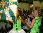 Ensaio da Escola de Samba Filhos da Candinha. Local: Partenon 