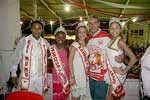 Prefeito Jos Fogaa visita o ensaio da Escola de samba Imperadores do Samba 