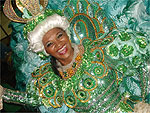 Maria Helena, ex-porta bandeira da Imperatriz Leopoldinense