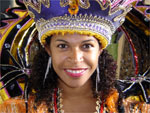 Marcia Nunes no desfile do tricampeonato da Beija-Flor/RJ 2005      