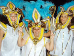 Anelise Lopes, Ju e Virgínia no carnaval de Caxias do Sul