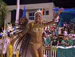 Mulher bonita, uma das foras do carnaval uruguaianense