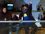 Maradona  o Rei da Bombonera, como mostra os psteres