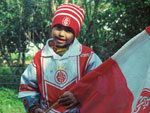 Meu filho Ian, de 8 anos, demonstrando o amor pelo Rio Grande atravs de seu time do corao. Alis, nada pode ser mais gacho do que um campeo da Amrica, do mundo e da recopa. Seja gremista ou colorado, nao importa. O importante  ser gacho! 