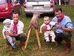 Os amigos Eduardo e Felipe, futuros do Rio Grande do Sul