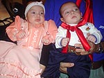 Gabriel e Eduarda Calvi, com apenas 3 meses de vida, j esto cultivando a nossa tradio e o amor pelo Rio Grande