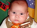Meu filho com apenas 3 meses de idade j foi peo de crach BEBEZITO do CTG caudilho Guaibense