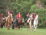 Os cavalarianos comearam a chegar logo cedo, por volta das 8h