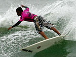 O do baiano Flvio Costa venceu no prmeiro dia e avanou para segunda fase do Onbongo Pro Surfing