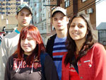 Pedro Nunes, Gabriela Perufo, Abel Pinto e Vernica Manzoni