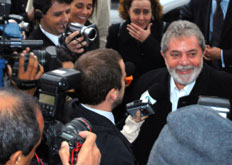 Presidente acompanha an�ncio do Brasil como sede da Copa&nbsp;-&nbsp;Marcello Casal JR, Ag�ncia Brasil