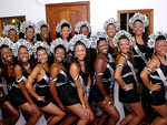 Candidatas a Rainha do Carnaval 2008 se reunem para foto
