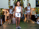 Apresentao das candidatas a Rainha do Carnaval 2008 na categoria mirim, na sede da Associao das Entidades Carnavalescas do Estado (Aecpars), em Porto Alegre