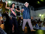 A Rainha do Carnaval 2007, Veridiana Fabiula da Rosa e o Rei Momo Frota Jr.  