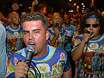 Leandro, o intrprete do samba-enredo bambista