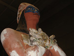 BAMBAS - Escultura de ndio est em um dos carros dos Bambas