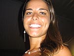 A gacha Renata Frana, de Porto Alegre, est em Floripa fazendo um esquenta para o Planeta do RS, em Atlntida