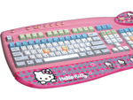 Teclado da adorada Hello Kitty